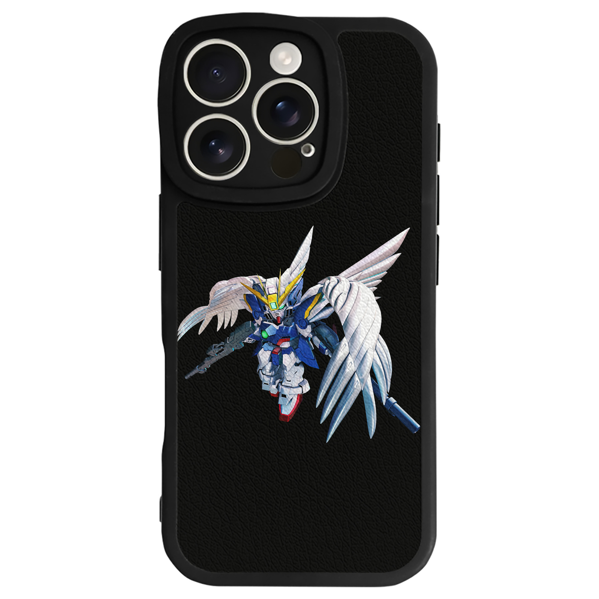 （画像用） 機動戦士ガンダム Mobile Suit Gundam 【iPhone 16シリーズ対応】シリコンスマホケース（レザー調） 材質：シリコン